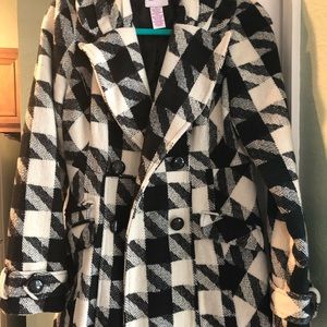 Candies houndstooth coat